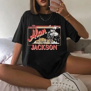 Alan Jackson Retro 90s Cowboy Country Music Fan Gift T-Shirt